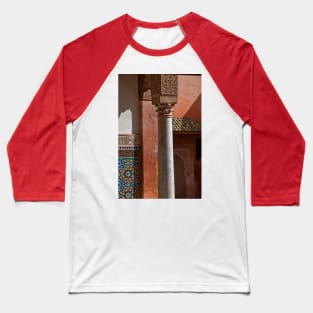 Morocco. Marrakech. The Saadian tombs. Detail. Baseball T-Shirt